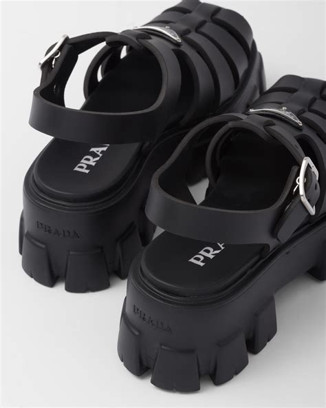 prada monolith rubber sandals dupe|prada monolith reviews.